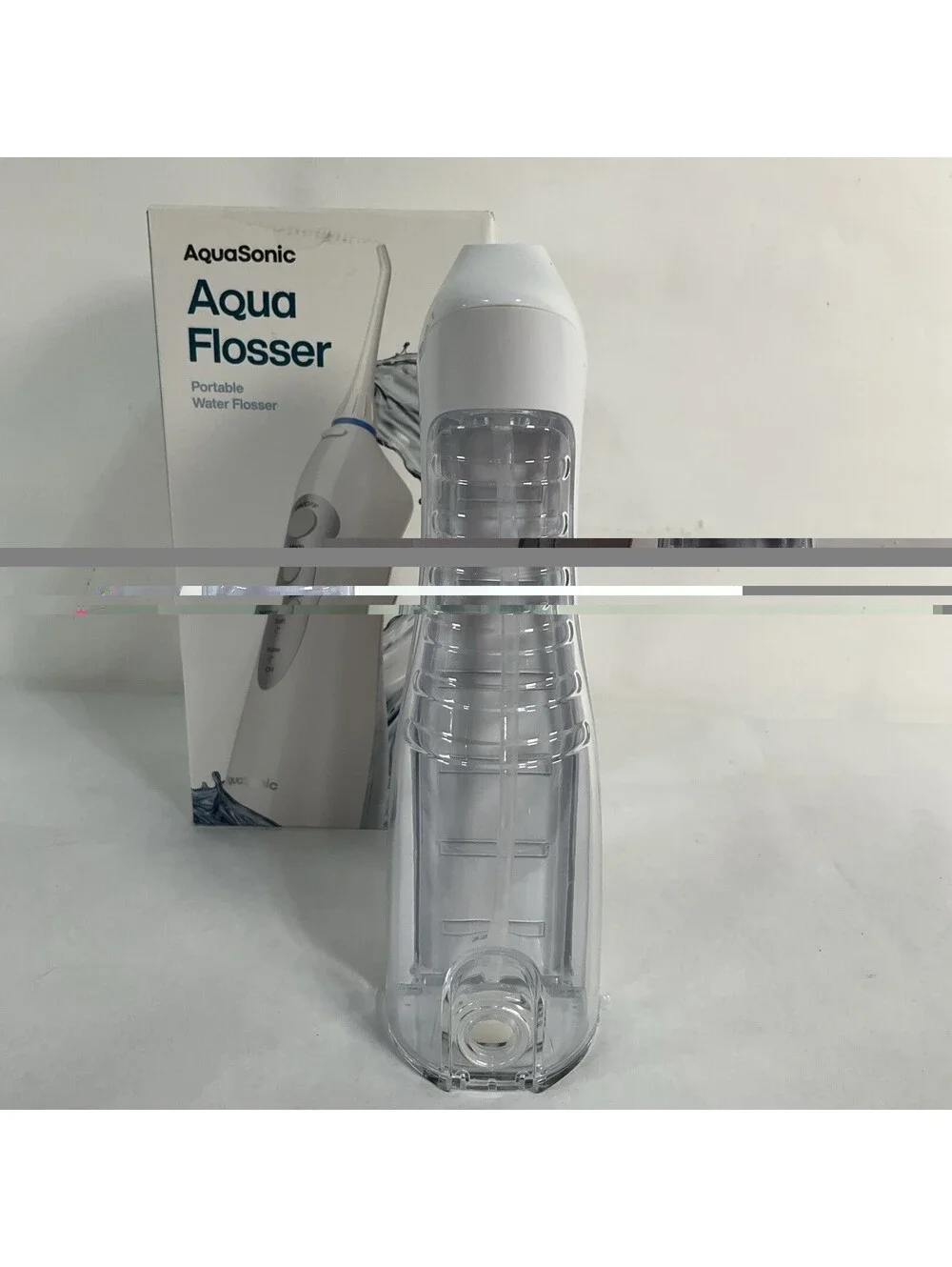 AquaSonic Aqua Flosser Portable Water Flosser 3 Modes Cordless  Rechargeable